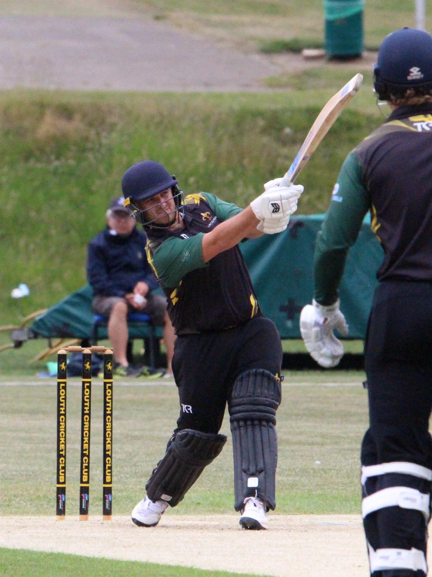 Lincolnshire v Hertfordshire, NCCA T20 Group 2 match, held at Louth CC on 31/05/2026 .
Lincolnshire's Captain, Nic Keast hits straight.