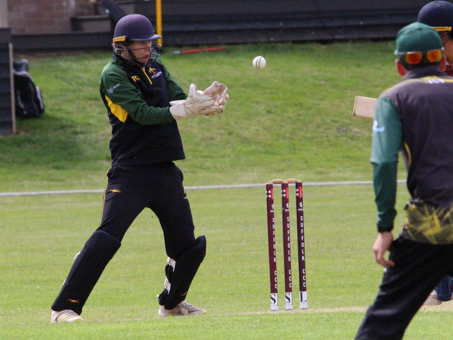 Suffolk v Lincolnshire, NCCA T20 Group 2 match, held at Friars Road, Hadleigh on 14/06/2026 .
Alex Garner-Steel the Lincolnshire wicket keeper.