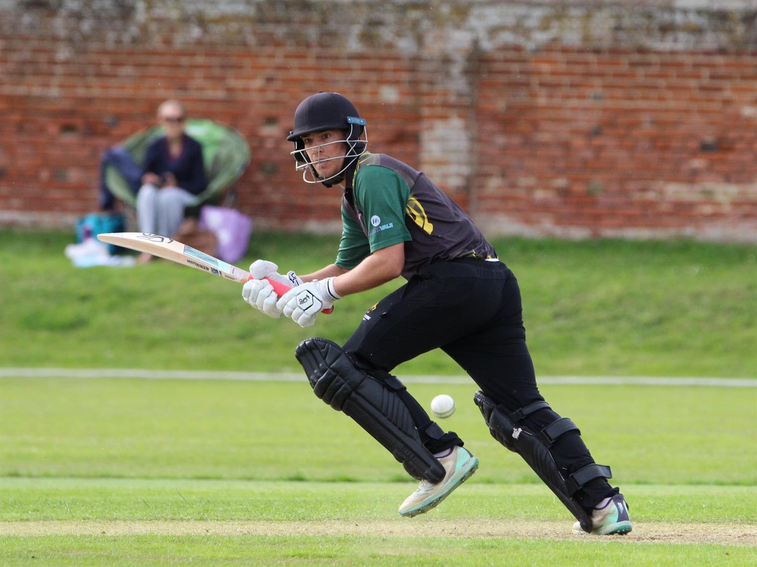 Suffolk v Lincolnshire, NCCA T20 Group 2 match, held at Friars Road, Hadleigh on 14/06/2026 .
Sam Jarvis batting for Lincolnshire C.C.C. on his senior debut.