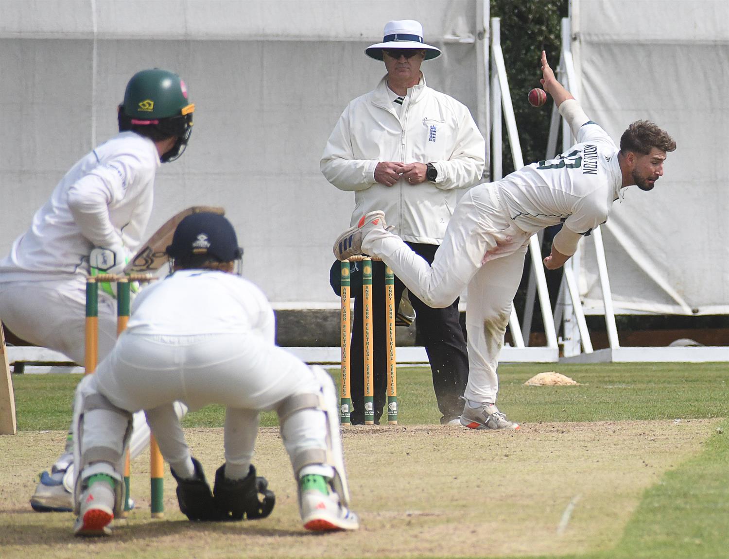 Staffordshire v Lincolnshire, NCCA Cluberly Eastern Div 1 match, held at Checkley on 27/07/2025 .