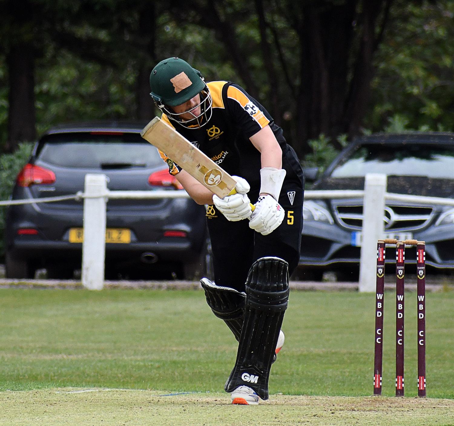 Staffordshire v Herefordshire, NCCA Trophy Group 2 match, held at West Bromwich Dartmouth  on 04/05/2025 .