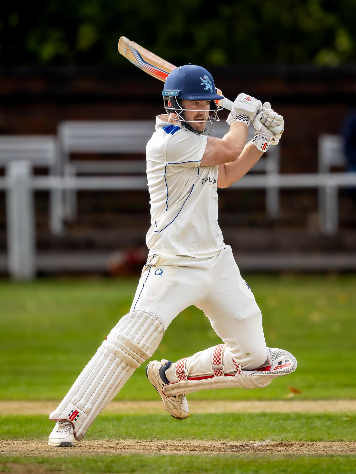 Sam Read batting for Devon on the third day of the NCCA Cluberly Championship Final against Buckinghamshire held at West Bromwich Dartmouth Cricket Club from September 6th–9th, 2026.