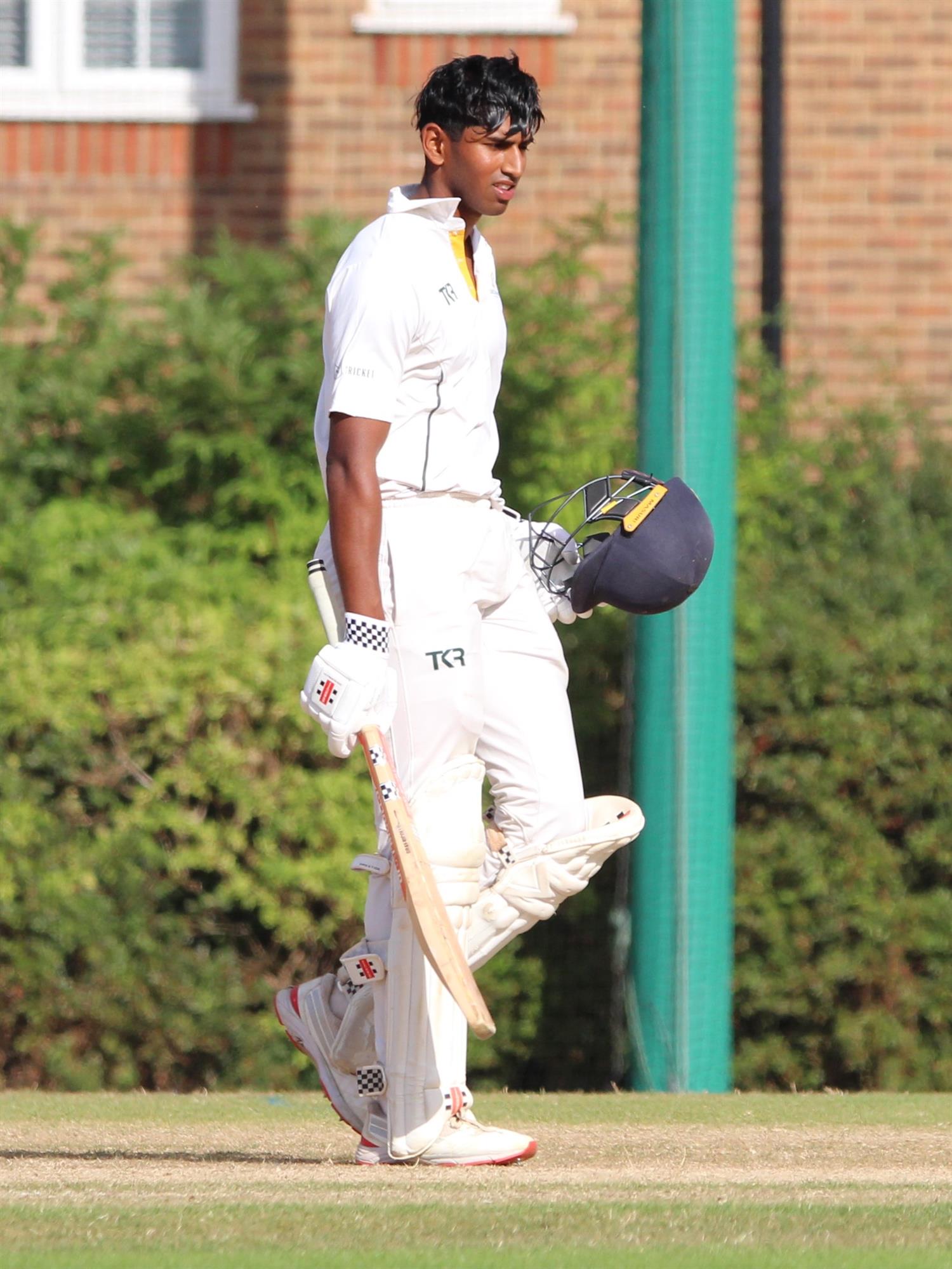 Hertfordshire v Lincolnshire, NCCA Cluberly Eastern Div 2 match, held at Lucas Lane on 26/07/2026 .
Pranav Pothula century maker for Lincolnshire C.C.C.