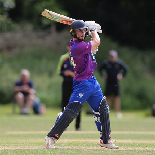 Jamie Dunk batting for Bedfordshire v Buckinghamshire, NCCA T20 Group 3 match, held at Leighton Buzzard Town Cricket Club, Bell Close on 31/05/2026.
Dunk scored 82 from just 37 balls.