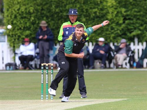 Lincolnshire v Norfolk, NCCA Trophy Group 2 match, held at Woodhall Spa on 10/05/2026 .
Nic Keast  among the wickets again.