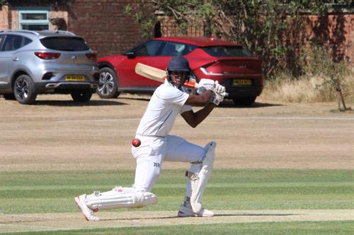 Lincolnshire v Norfolk, NCCA Cluberly Eastern Div 2 match, held at SLEAFORD C C  on 12/07/2026 .
Consistent form from Pranav Pothula this season for Lincolnshire C.C.C.