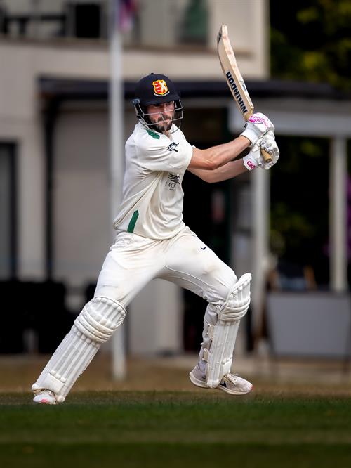 Berkshire's Toby Greatwood followed up his first innings 158no with 55no in the second innings as Berkshire beat Oxfordshire by 5 wickets on the third day of the NCCA Cluberly Championship match held at Falkland Cricket Club from July 12th–14th, 2026.