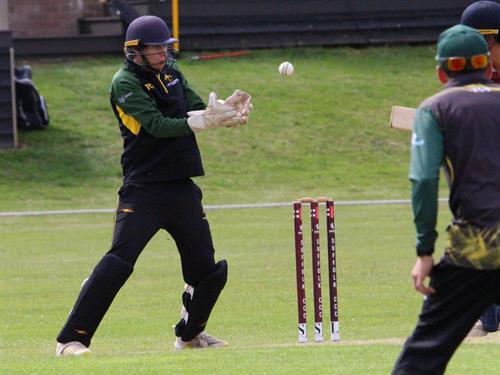 Suffolk v Lincolnshire, NCCA T20 Group 2 match, held at Friars Road, Hadleigh on 14/06/2026 .
Alex Garner-Steel the Lincolnshire wicket keeper.