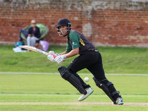 Suffolk v Lincolnshire, NCCA T20 Group 2 match, held at Friars Road, Hadleigh on 14/06/2026 .
Sam Jarvis batting for Lincolnshire C.C.C. on his senior debut.