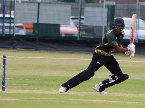 Lincolnshire v Cambridgeshire, NCCA T20 Group 2 match, held at Barton Town CC on 21/06/2026 .
Pranav Pothula of Lincolnshire C.C.C. hit a fine 61 runs from 40 deliveries.